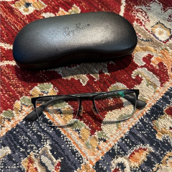 Ray-Ban RB 6335 Eyeglasses Prescription Black Frames